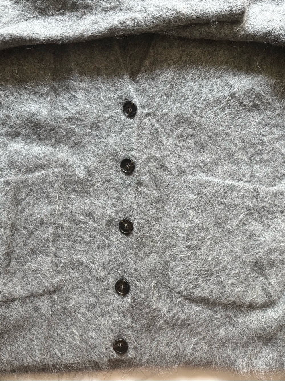 J.Crew Collection Mohair Blend Oversized Grandpa Cardigan Sweater Large - NWOT - Picture 2 of 5